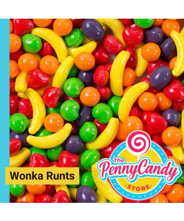 Wonka Runts - Nostalgic Fruit Flavored Hard Candy Bulk - 1 LB Bag