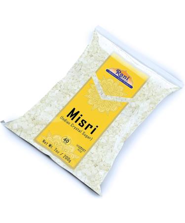Rani Misri (Indian Sugar Crystals) 7oz (200g) - Natural, Gluten-Free, Vegan | Indian Origin Misri (Rock Sugar) 7oz (200g) - Buy Online on GoSupps.com