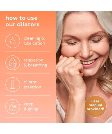 Bodyotics Silicone Pelvic Floor Muscle Trainer Set of 5 - Women's Dilators for Effective Release and Strengthening - Bodyotics - Buy Online on GoSupps.com