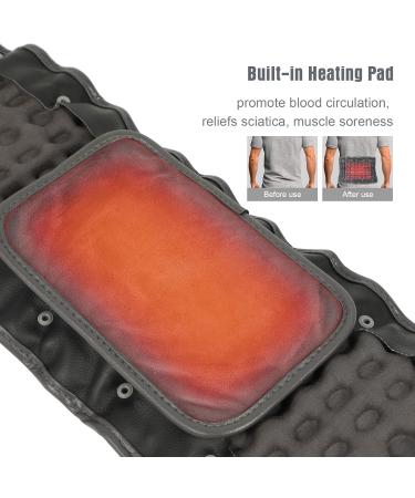 Cordless Heated Decompression Back Belt - Inflatable Lumbar Traction & Pain Relief for All | Rechargeable One Size Fits 29-49 Waist - Buy Online on GoSupps.com