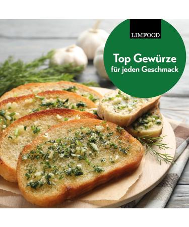 Limfood 200g Dried Granulated Garlic - Coarse Chopped Garlic Pieces for Easy Dosing | International Shipping Available - Buy Online on GoSupps.com