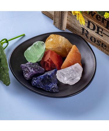 UNIHOM 7 Chakra Stones Set - Natural Healing Crystal Kit for Meditation Therapy - 7pc Rough Gemstones for Balance & Energy Alignment - Buy Online on GoSupps.com