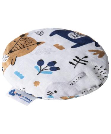 Medi partners cherry core pillow warming pillow for babies 180g around 15cm ko nature 100% cotton heat + cold therapy massage therapy (boho animal) cotton boho animal