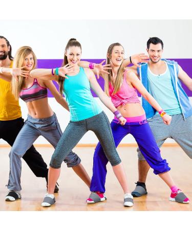 Dance Socks Shoe Covers for Smooth Floors - Black/Gray (Size 8) - Buy Online on GoSupps.com