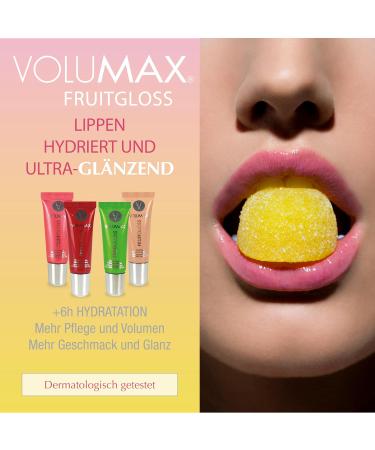 Volumax Fruit Gloss - Highly Pigmented Permanent Lip Gloss | Maximum Moisture & Volume | Strawberry Cream Flavor | 7.5 ml - Buy Online on GoSupps.com
