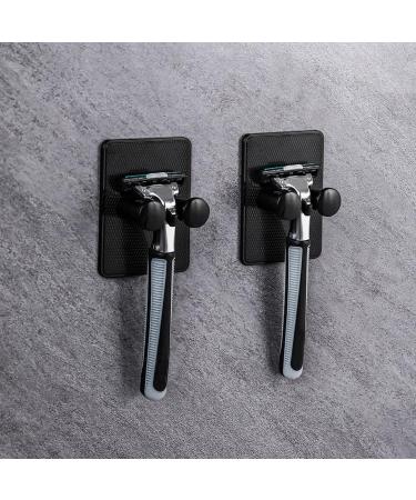 ABOOFAN 24 STK Wall-Mounted Shaver Holder & Razor Organizer - Seamless ABS Towel Hooks for Efficient Bathroom Storage - Buy Online on GoSupps.com