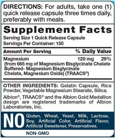 Truth Magnesium Glycinate 665mg 150 ct - Premium Quality Supplement - Buy Online on GoSupps.com