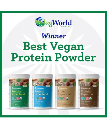 Buy Amazing Grass Protein Superfood Rich Chocolate 22.9 oz | Plant-Based Nutrition Online - Buy Online on GoSupps.com