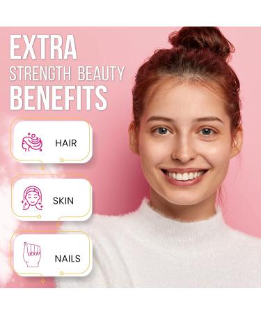 Collagen Powder Gummies with Biotin & Vitamin C | Grass-Fed, Keto & Paleo Friendly | Healthy Hair, Skin, Nails & Joints | Non-GMO Orange Flavor - 60 Gummies - Buy Online on GoSupps.com