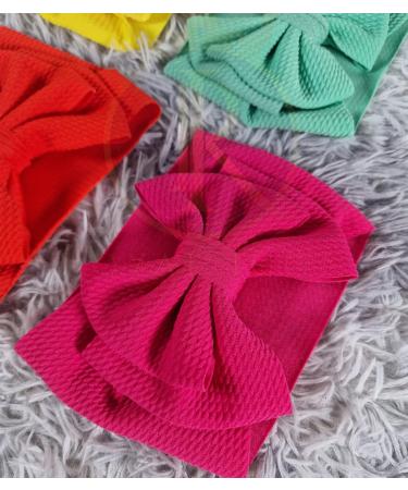 ROYAL ICON Baby Girl Headbands - Luxuriously Soft Bows for Little Princess - Fashionable Comfort for Baby Girls (Pattern 10) - Buy Online on GoSupps.com