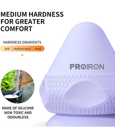 Proiron Trigger Point Massage Ball | Fascia Fitness Device with Suction Cup for Muscle Pain Relief - Purple - Buy Online on GoSupps.com