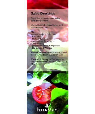 French Roquefort Dressing 500ml - Gourmet Blue Cheese & Apple Puree Salad Dressing - Fire & Glass - Buy Online on GoSupps.com