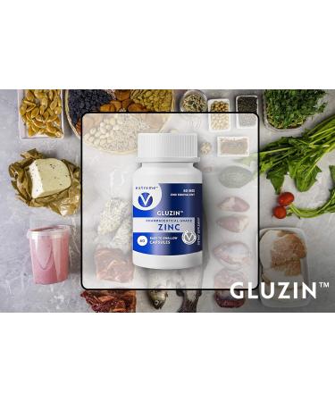 Gluzin 25MG Pharmaceutical Grade Zinc - Frontline Defense - Vegan - 2 Bottles (240 Vegetarian Capsules) - Buy Online on GoSupps.com