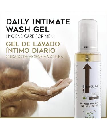Buy Intimate Care for Men PH 4.0 Lactic Acid Aloe Vera & Essential Oils | Soothes & Moisturizes | 200 ml - Buy Online on GoSupps.com
