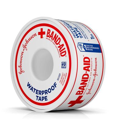 Band-Aid Waterproof Adhesive Medical Tape Roll - 1 Inch by 10 Yards (Pack of 2) - Buy Online on GoSupps.com