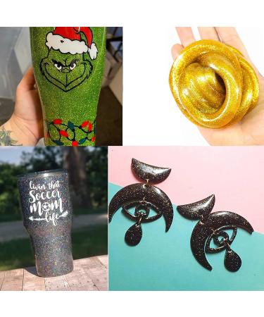 Buy Jemesi Green Holographic Glitter Powder - 100g for Epoxy Resin Nail Art & Body Decoration | International Shipping - Buy Online on GoSupps.com