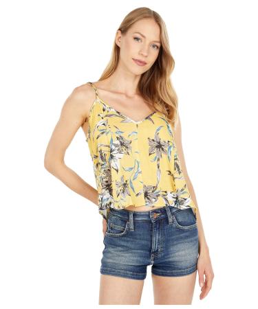 Hurley Naturals V-Neck Tee XS Cornsilk Lily