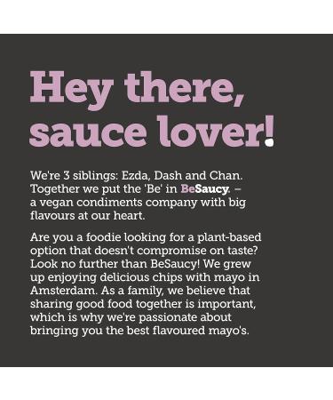 BeSaucy Black Truffle Mayonnaise 180g Glass Jar - Vegan Friendly Spread, Dip, Mash Stir-In and Pasta/Pizza Partner, UK-Made - Buy Online on GoSupps.com