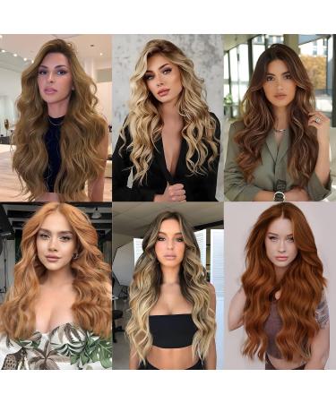 MORICA 20 Inch Invisible Wire Hair Extensions | Auburn Halo Hairpiece - Long Wavy Synthetic Hair | Adjustable Size & 4 Secure Clips for Women - Buy Online on GoSupps.com