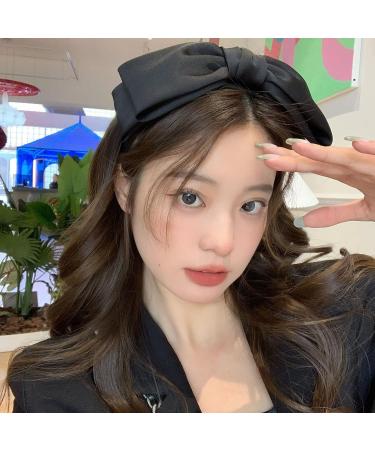 Uchyius Big Bowknot Headband for Women and Girls - Cute Black Hair Accessory - Buy Online on GoSupps.com