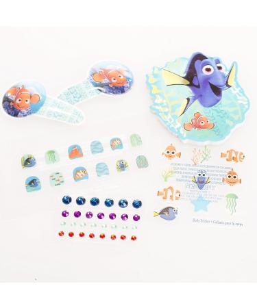 Disney Pixar Finding Dory Beauty Kit: Lip Gloss, Balm, Press-On Nails, Files, & Stickers - Buy Online on GoSupps.com