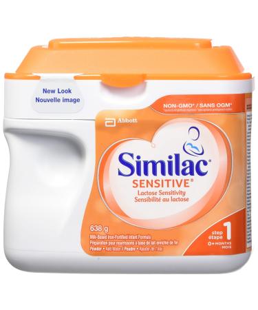 Similac Sensitive Lactose Sensitivity Non-gmo Baby Formula Powder 0+ Months Orange 638g