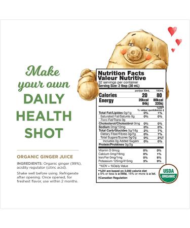 Organic Ginger Juice 32 Fl Oz - The Ginger People (Pack of 1) - Buy Online on GoSupps.com