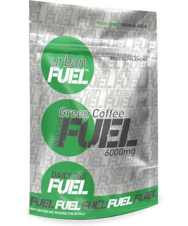 Urban Fuel Active Green Coffee Max Strength 6000mg - Pure Green Coffee Bean Extract with Premium GCA - Natural Food Supplement (60 Capsules) - Buy Online on GoSupps.com