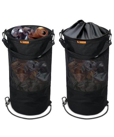 Port City Creations Boat Trash Bag - Portable Outdoor Mesh Bag for Boat, Kayak & Camper (Black) - Buy Online on GoSupps.com
