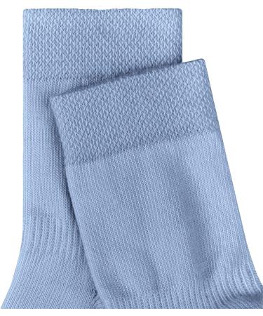 FALKE Unisex Baby Soft-Top Socks | Gentle Grip & Better Fit | 1 Pair | 6-12 Months | Eco-Friendly | Blue/Pink (Crystal Blue 6290) - Buy Online on GoSupps.com