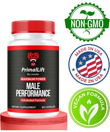 Primal Lift Primal Lift for Men Primal Lift Capsules Primal Lift Pills Primal Lift Supplement PrimalLift All Natural Support Primal Lift Advanced Formula 60 Capsules for 1 Month - Buy Online on GoSupps.com