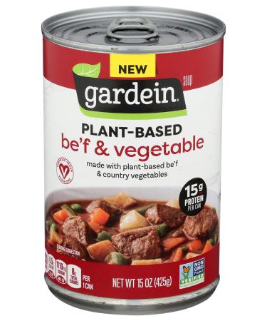 Gardein Plant-Based Be'f and Country Vegetable Soup, 15 oz.