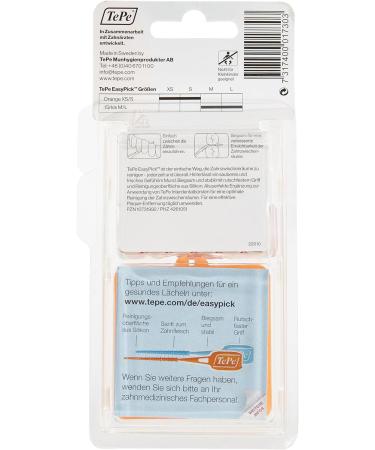 TePe Easy Pick Interdental Brushes Orange XS/S - Pack of 36 | International Shipping Available - Buy Online on GoSupps.com