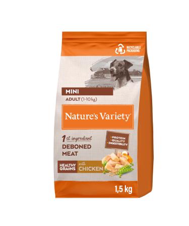 Nature's Variety Original - Small Breed Adult Dog Food with Deboned Chicken - 1.5kg