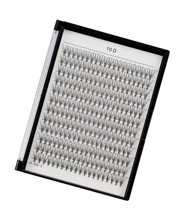 Bodermincer 240 Bundles D Curl 10D 0.1mm Individual Eyelash Extensions - Natural Cluster Lashes (8mm) for International Shipping - Buy Online on GoSupps.com