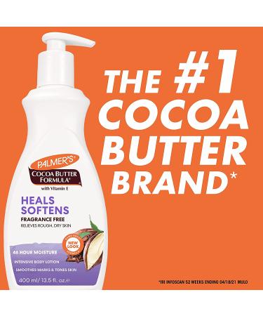 Palmer's Cocoa Butter Formula Fragrance-Free Lotion 13.5 Fl Oz - 3 Pack Best Price - Buy Online on GoSupps.com