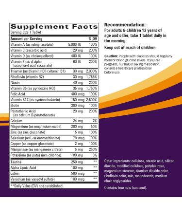 Nature's Way Alpha betic Multivitamin Energy Support 30 Count - Boost Energy Levels with Essential Nutrients - Buy Online on GoSupps.com