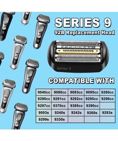 Buy Series 9 92B Electric Shaver Head - Compatible with Braun 9290cc 9291cc 9370cc & More - International Shipping Available - Buy Online on GoSupps.com