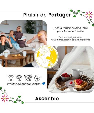  Ascenbio Ascenbio 100% Pure Organic Dried Whole Chamomile Flowers Evening Relaxation and Sleep Herbal Tea 150g Loose Leaf Prepared and - Buy Online on GoSupps.com