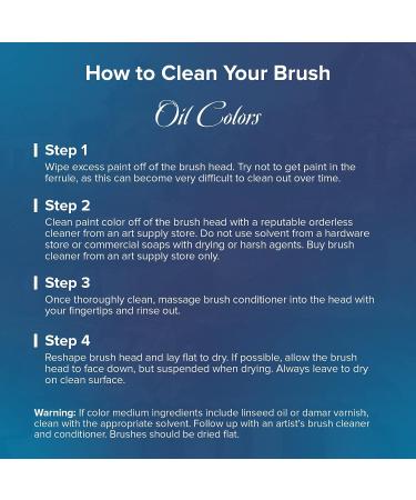 Silver Brush BR-1940 Bristlon Versatile Variety Set - Set of 4 Round, Flat, Bright, and Filbert Brushes in Size 6 - Long Handle - Buy Online on GoSupps.com