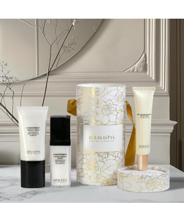 Atashi | Youth Reactivating Ritual Chest | K-Bioferment Therapy Cream + Luxury Therapy Serum + Radiant Skin Antifatigue | Balance the microbiome and improve texture | 50 ml + 30 ml - Buy Online on GoSupps.com