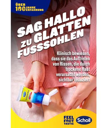 Scholl Active Repair K+ Ointment for Rough Dry & Cracked Heels - 25% Urea & Keratin - 60ml Foot Cream - Fast Relief & Repair - Buy Online on GoSupps.com