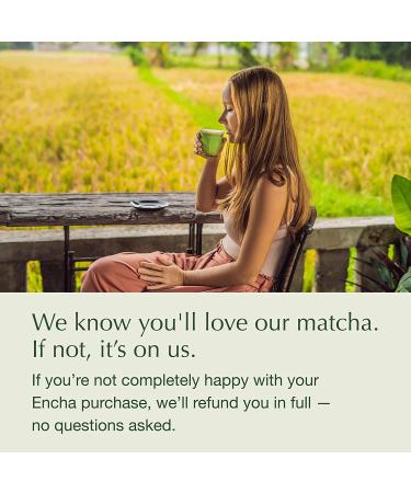 Encha Ceremonial Grade Matcha Green Tea from Uji, Japan - Organic Japanese Matcha Powder (60g/2.12oz) - Buy Online on GoSupps.com