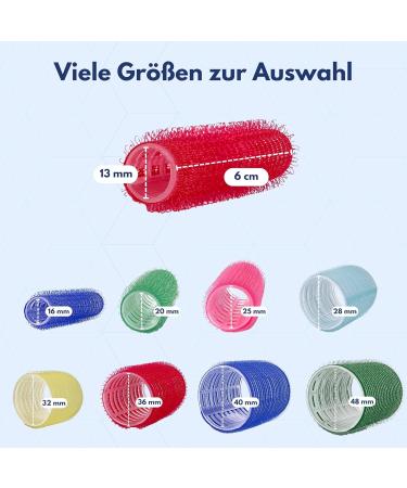 Ponik's Hair Roller Curlers Set - 12 Self-Adhering Rollers (13mm) for Perfect Curls - International Shipping Available - Buy Online on GoSupps.com