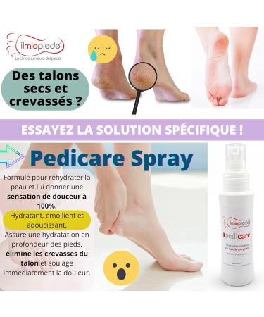 Pedicare Moisturizing Foot Bath Spray with Urea - Nourishing Relief for Dry Cracked Feet & Heels | 80ml - International Shipping Available - Buy Online on GoSupps.com