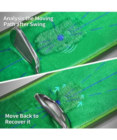 Golf Hitting Mat for Advanced Training with Swing Detection Technology - Indoor/Outdoor Practice Grass Mat 17 x 6 x 1 - Buy Online on GoSupps.com