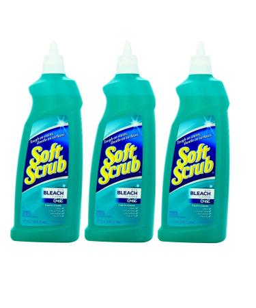 Soft Scrub Soft Scrub Gel Cleanser with Bleach - 28.6 oz (3 Pack)