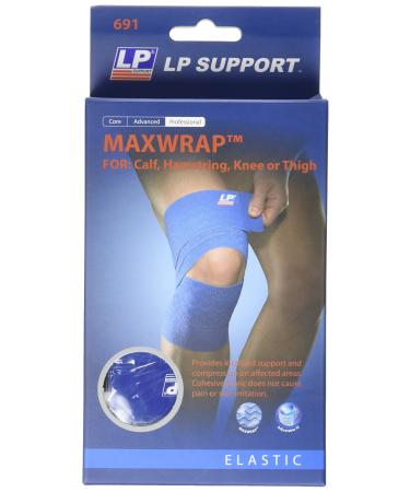 LP Calf Hamstring Knee or Thigh Max Wrap - Support Wrap Designed to Aid Prevention Treatment and Rehabilitation of Injury Blue - One Size