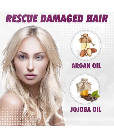 Purple Hair Mask for Blonde Hair - Eliminate Yellow/Copper Tones - Color-Safe Treatment with Keratin & Argan Oil - Buy Online on GoSupps.com