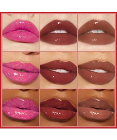 Shop 3 Colors Spicy Lip Plumper Set - Chilli Extract Lip Gloss & Oil | Ultra-Hydrating High Pigment Lip Stain for Women - Buy Online on GoSupps.com